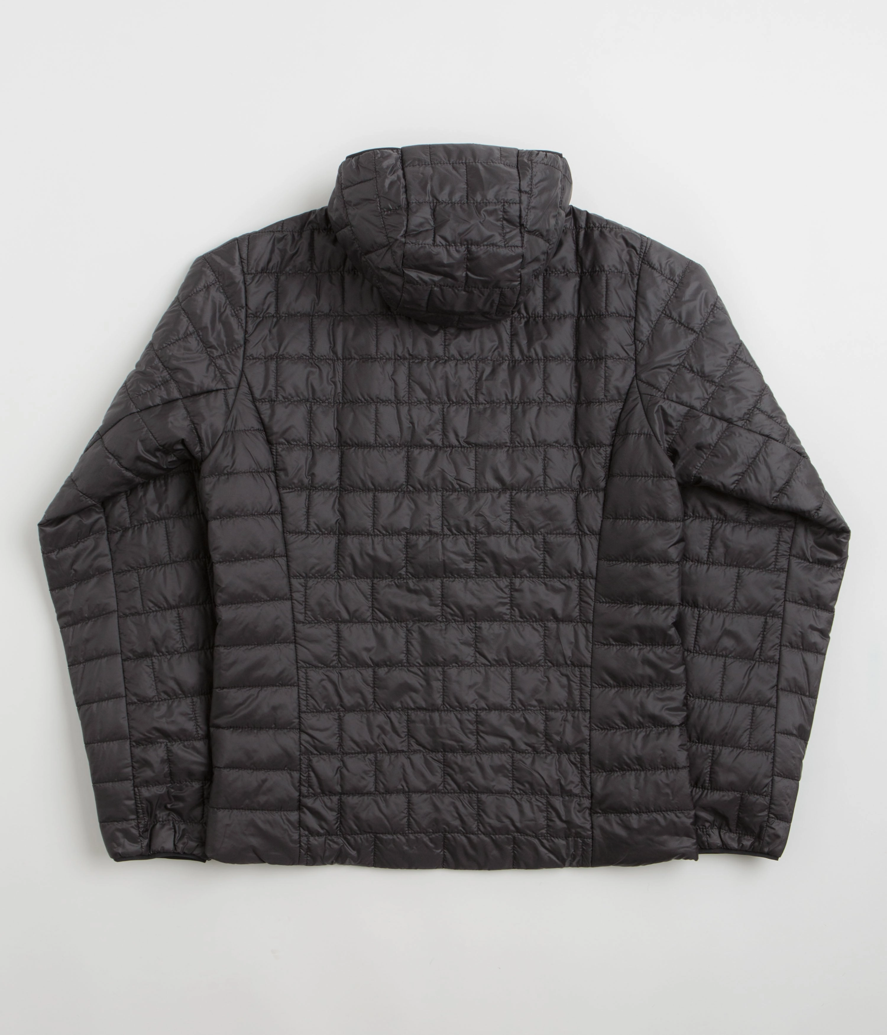 Patagonia Nano Puff Hoodie Jacket - Black High Collar Style Formal Event