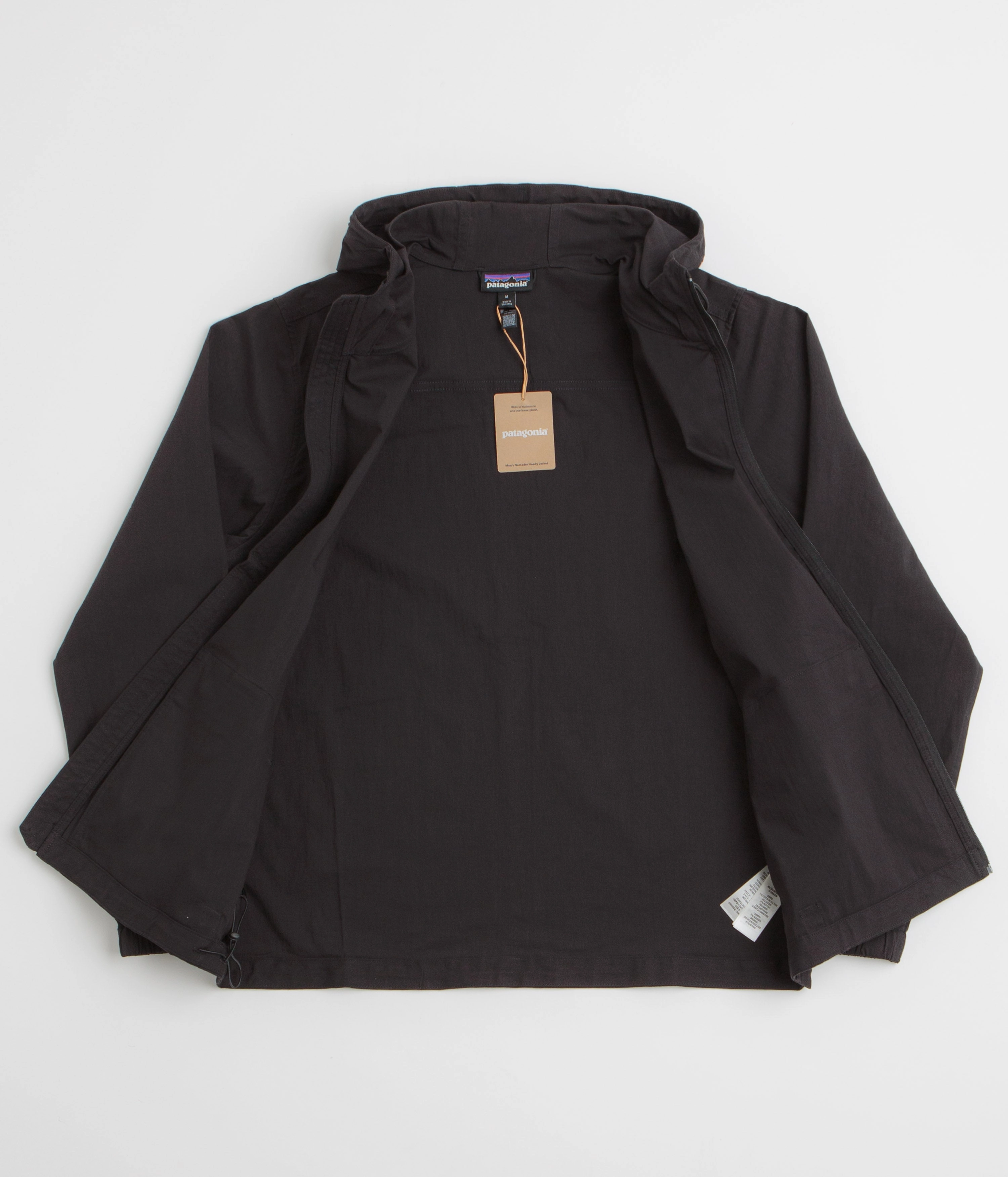 Pilates Rugged Outer Shell Patagonia Nomader Hoodie Jacket - Black