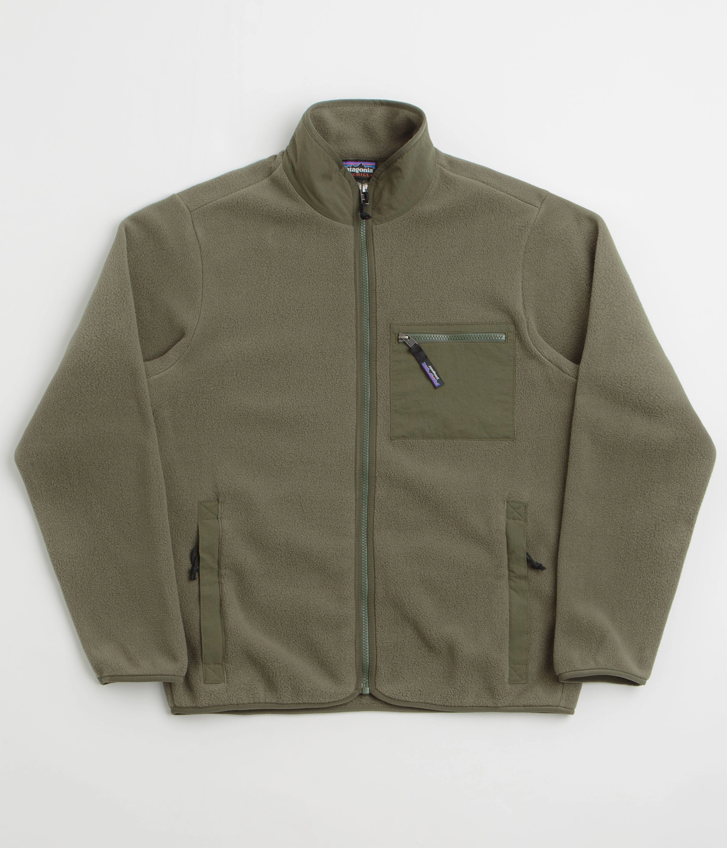 Patagonia Synchilla Jacket - Basin Green Static Resistant Adjustable Hem