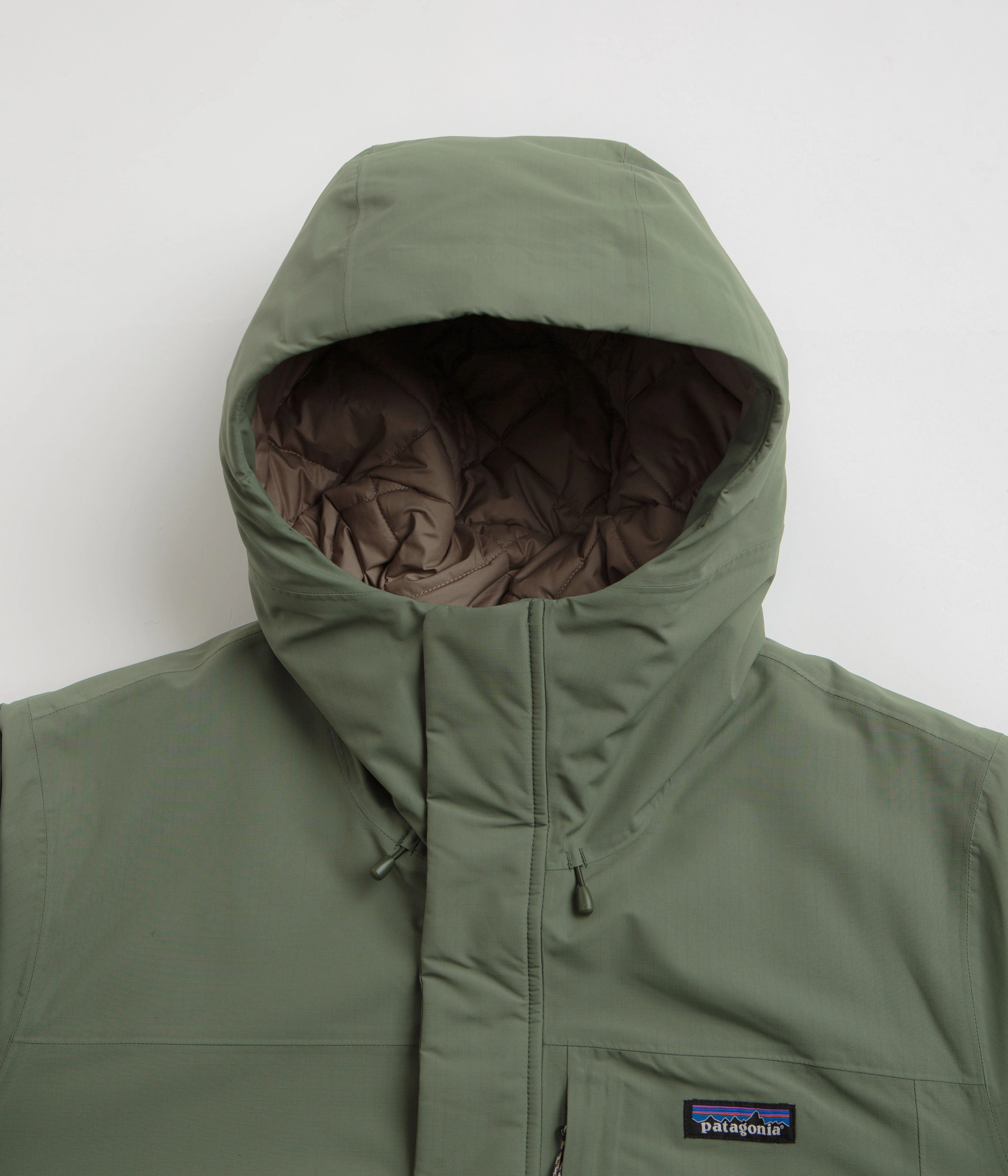 Heat Reflective Tech Red Patagonia Windshadow Parka - Terrain Green