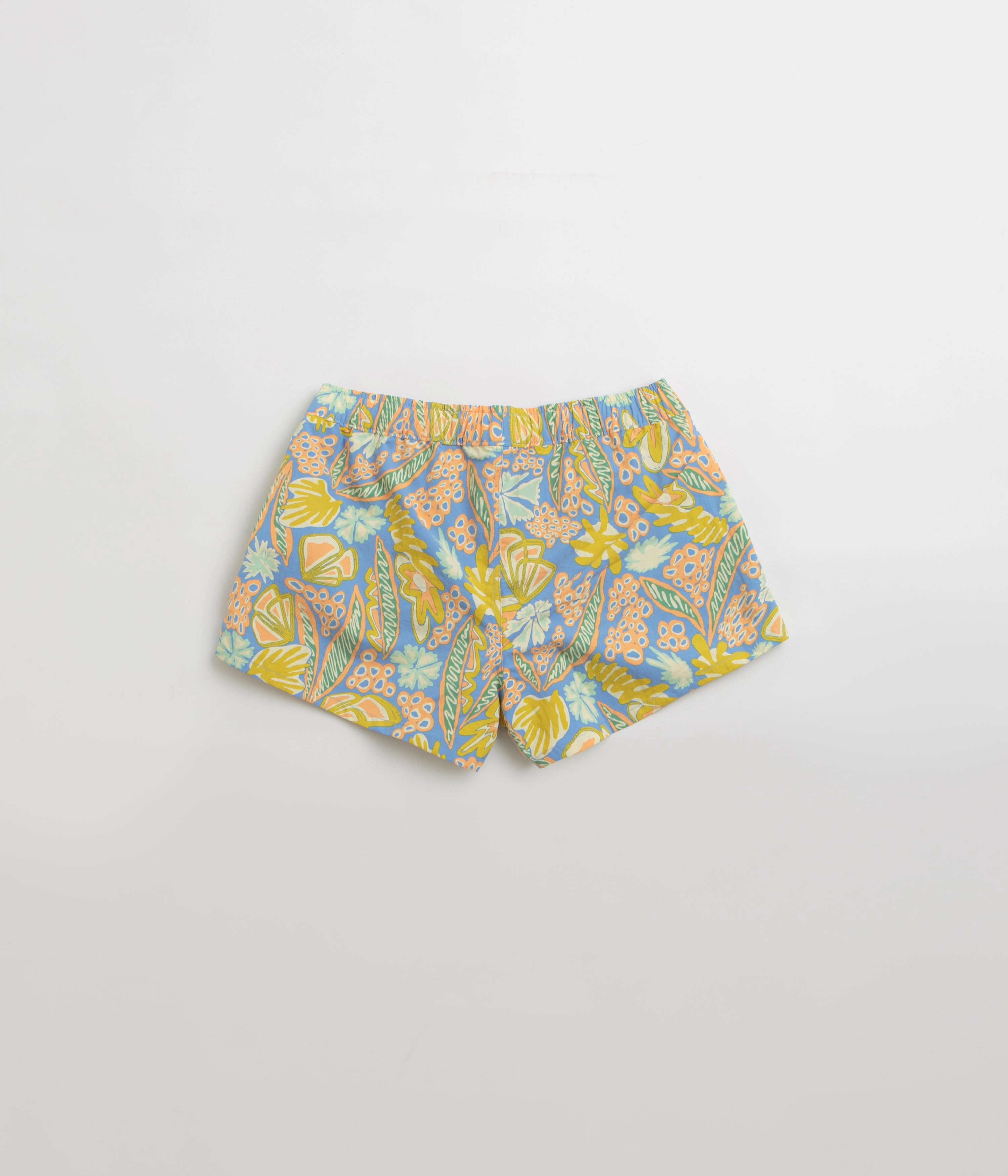 Patagonia Womens Barely Baggies 2.5" Shorts - Wrasse: Wetland Blue Non Restrictive Movement
