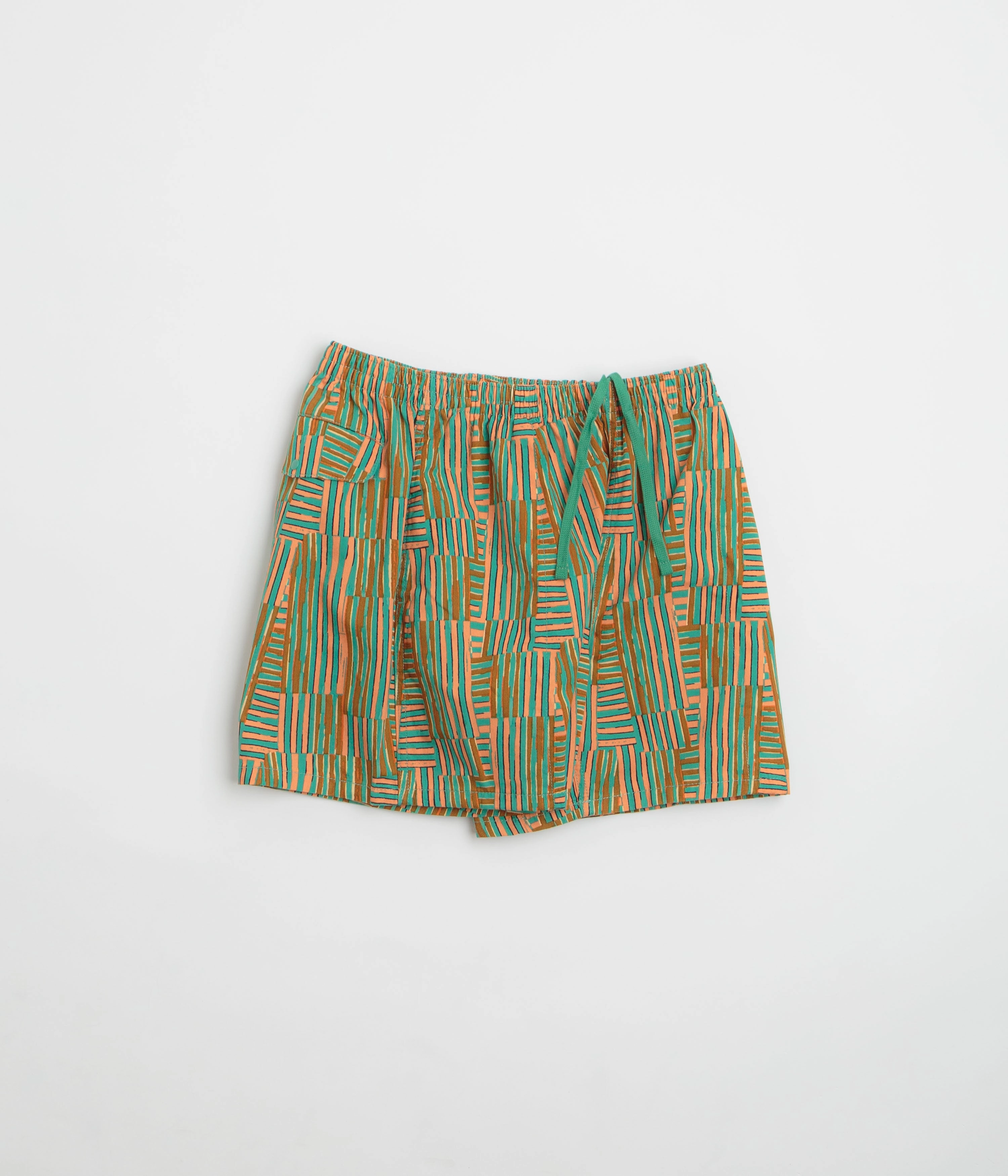 adventure apparel Patagonia Womens Funhoggers Shorts - Quilty Fitz: Heartleaf Green