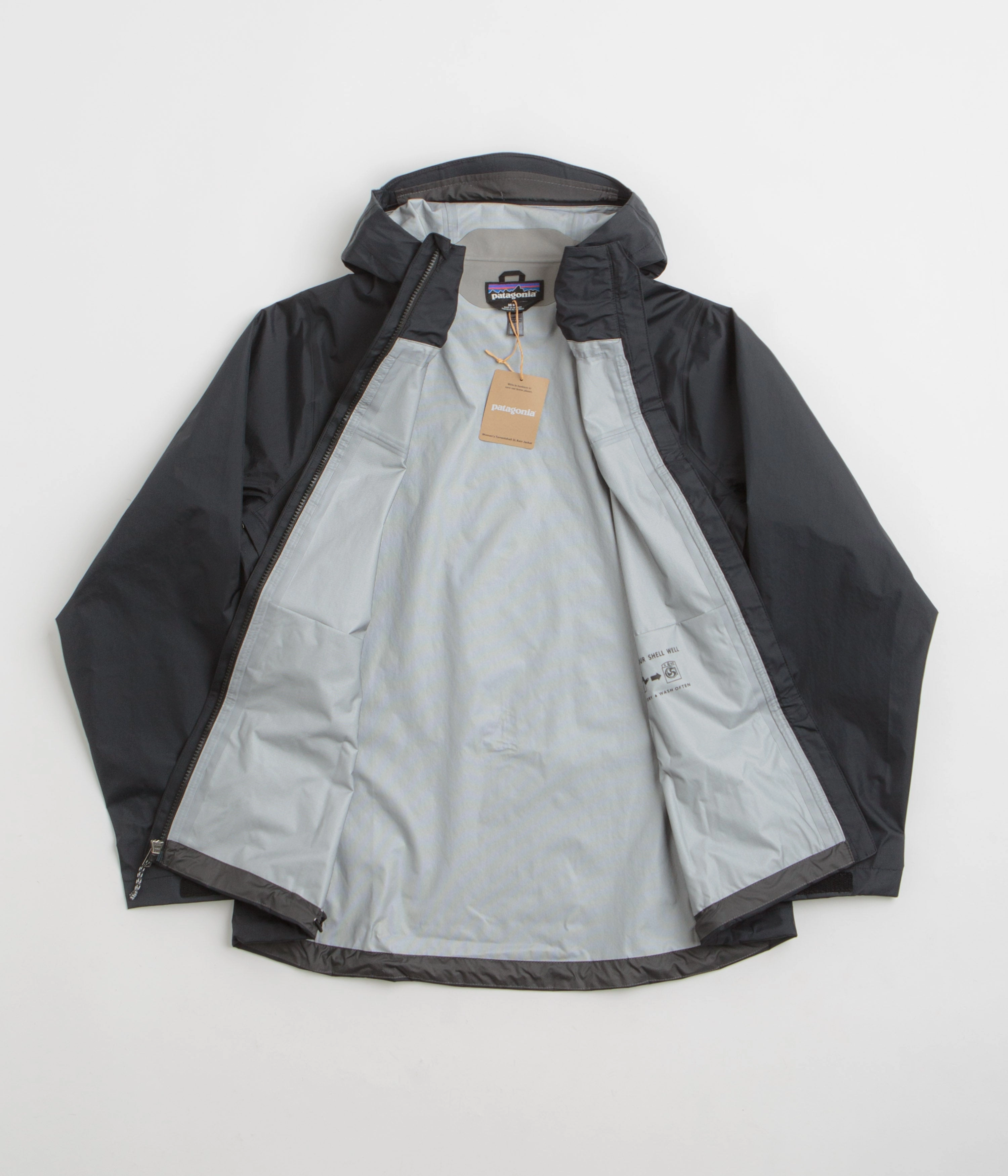 Outdoor Activity Quick Closure Patagonia Womens Torrentshell 3L Rain Jacket - Black