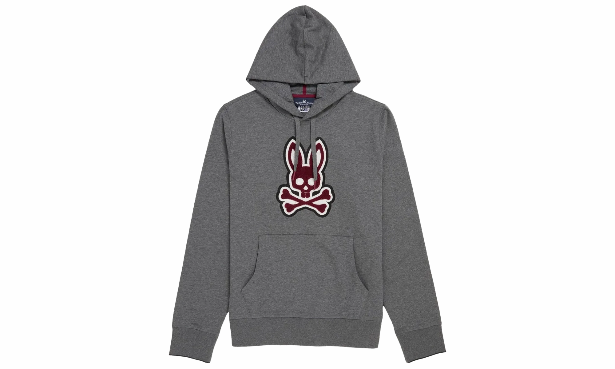 Patchin Chenille Bunny Logo Men's Hoodie "Grey"