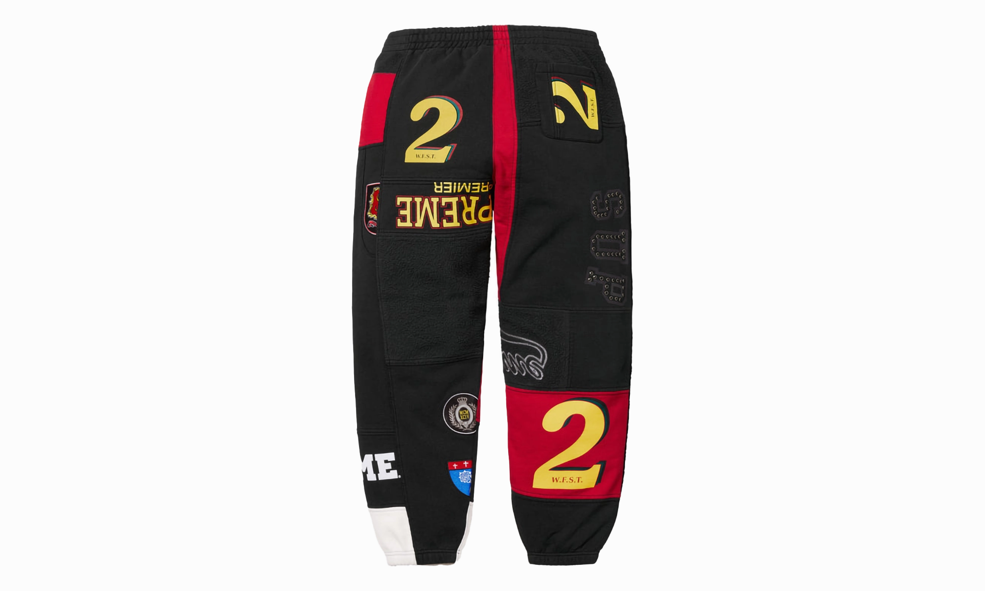 Patchwork Sweatpant "SS 25 - Black"