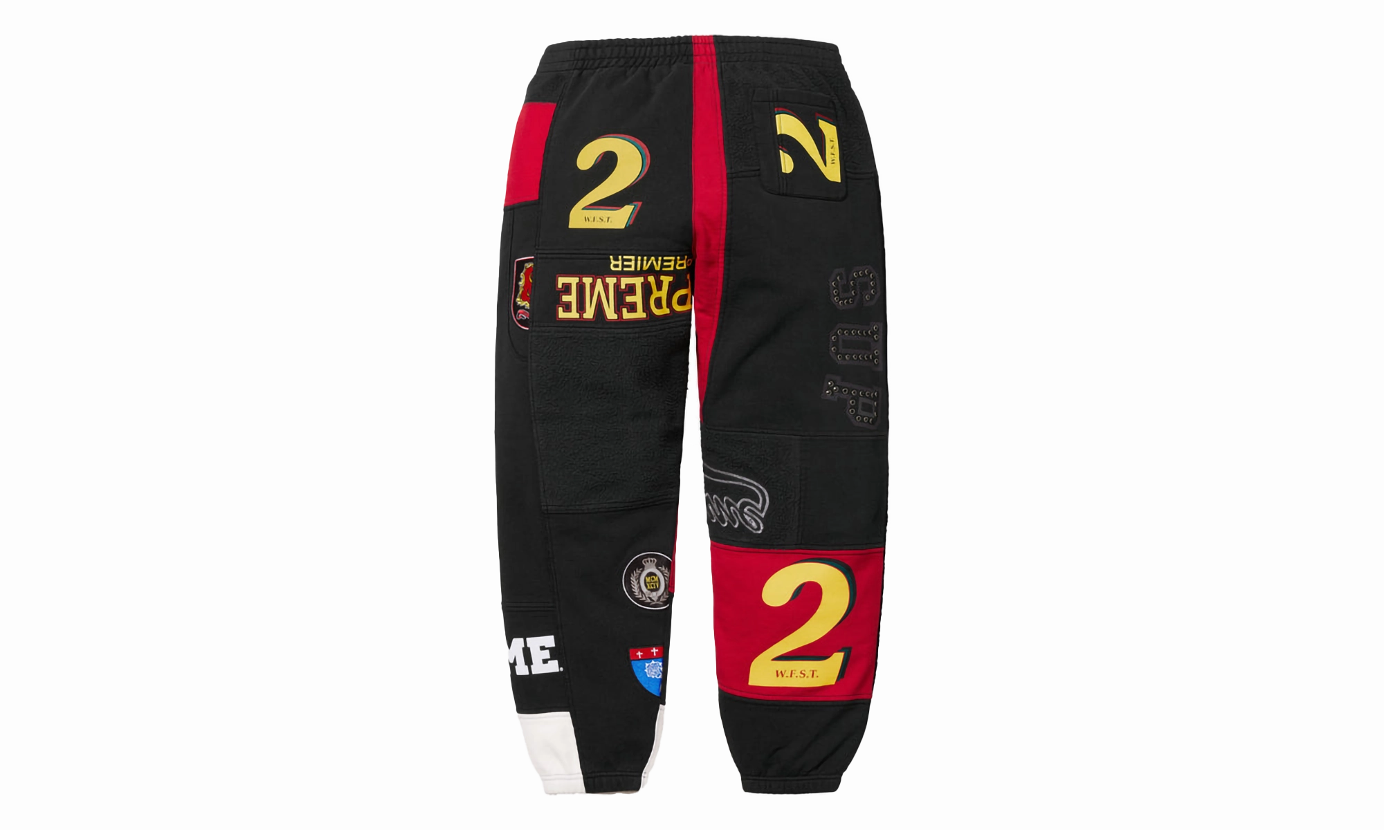 Patchwork Sweatpant "SS 25 - Black"