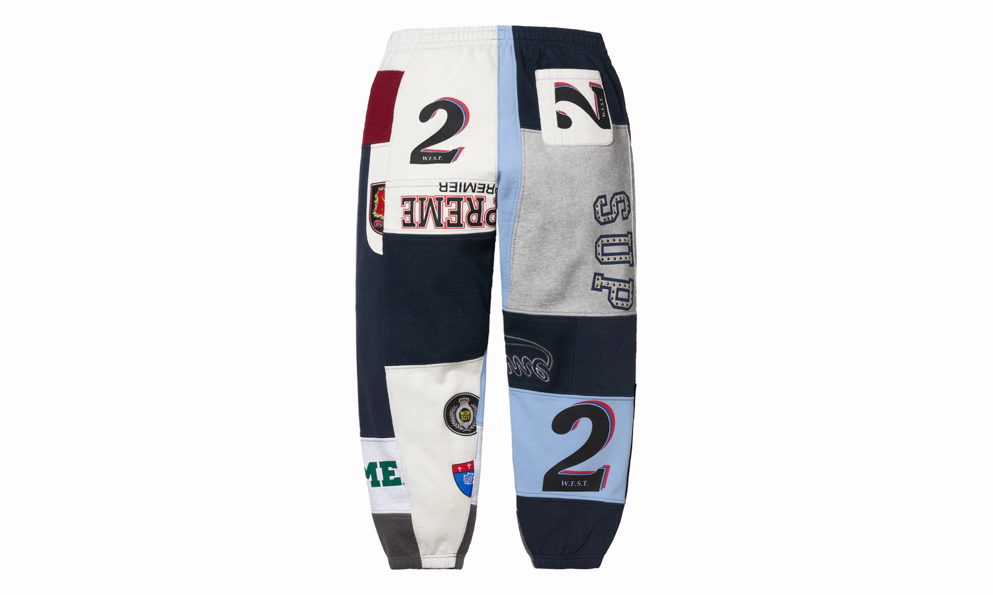 Patchwork Sweatpant "SS 25 - Navy"