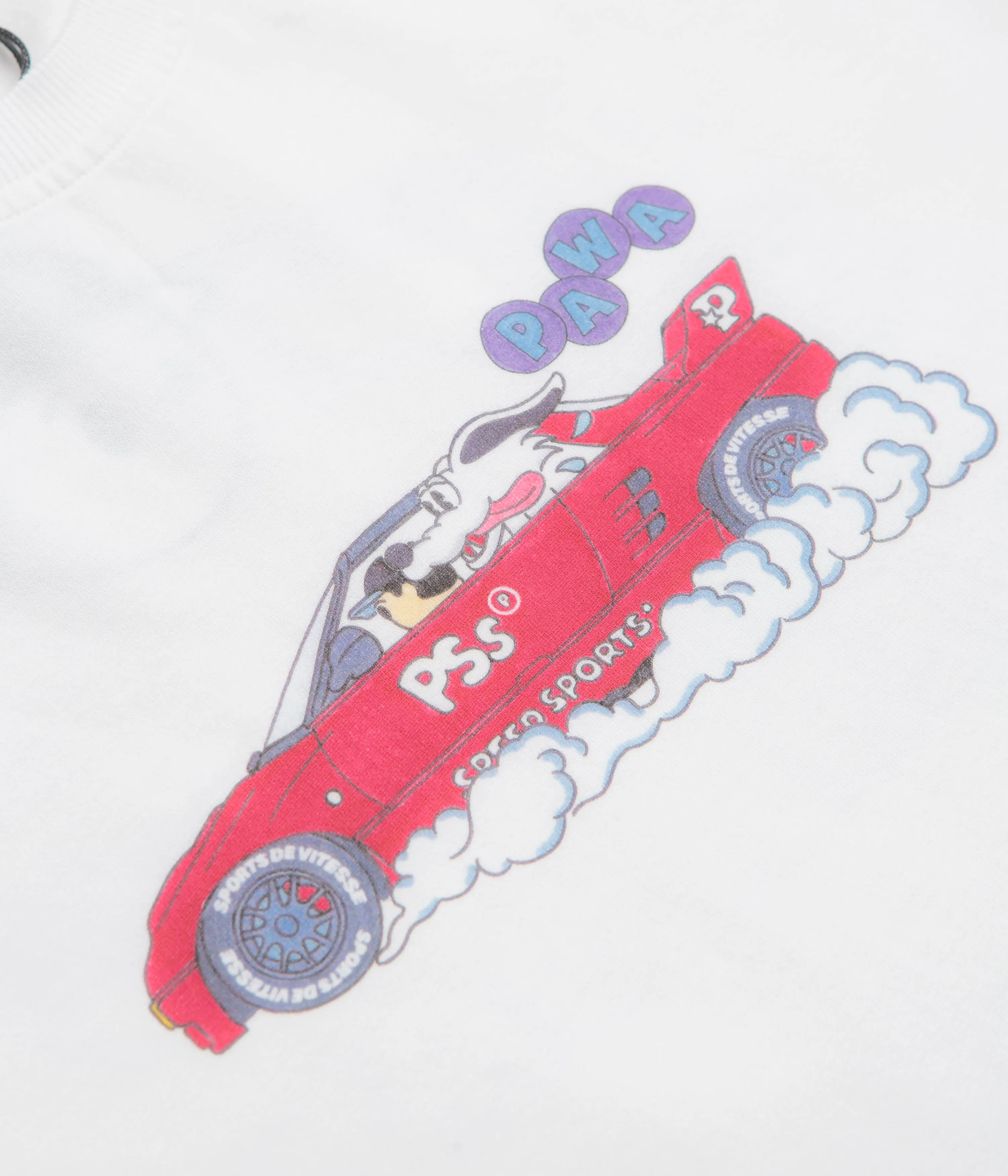 Urban Style Pawa Speed Sports Raceday T-Shirt - White