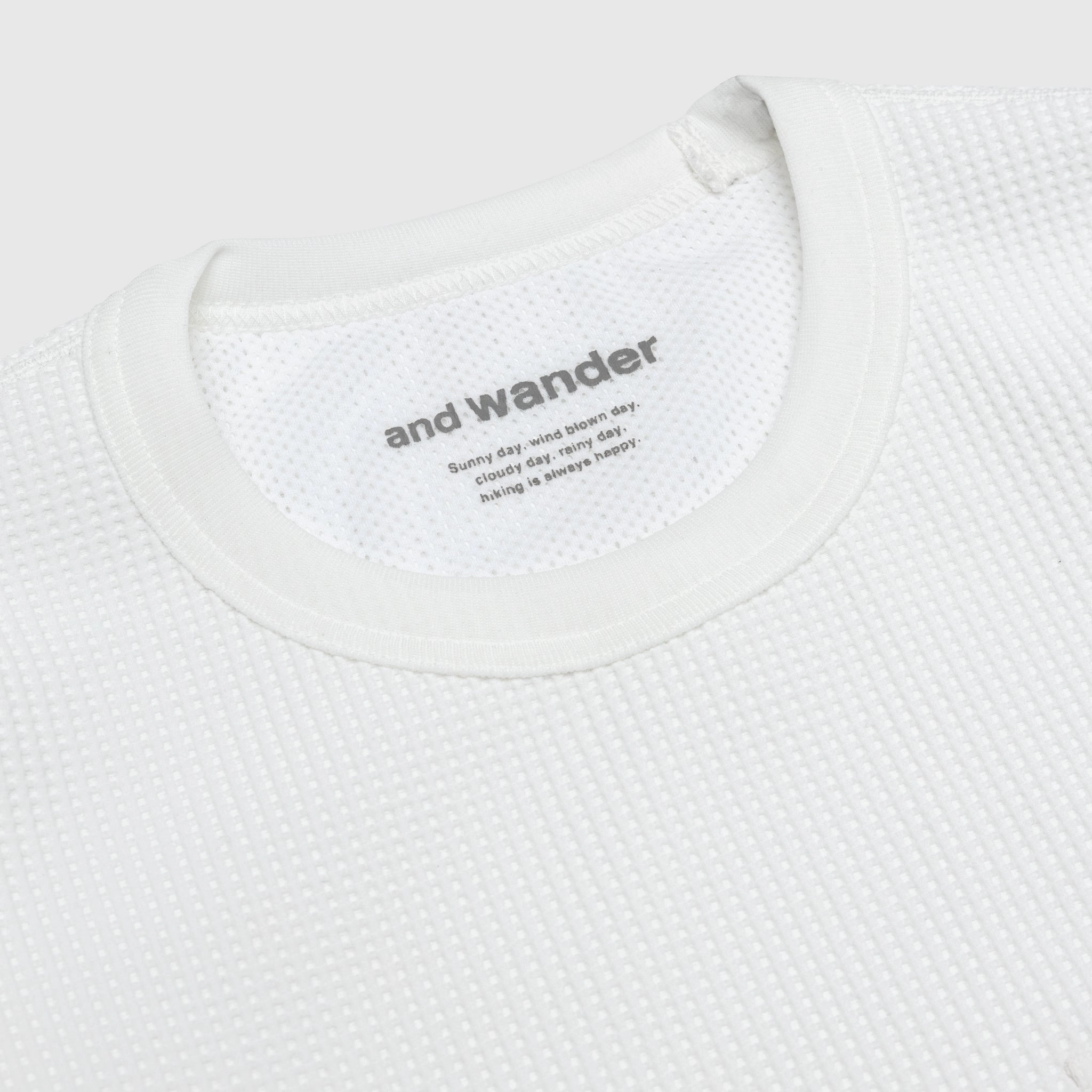 PE WAFFLE LONG SLEEVE T-SHIRT