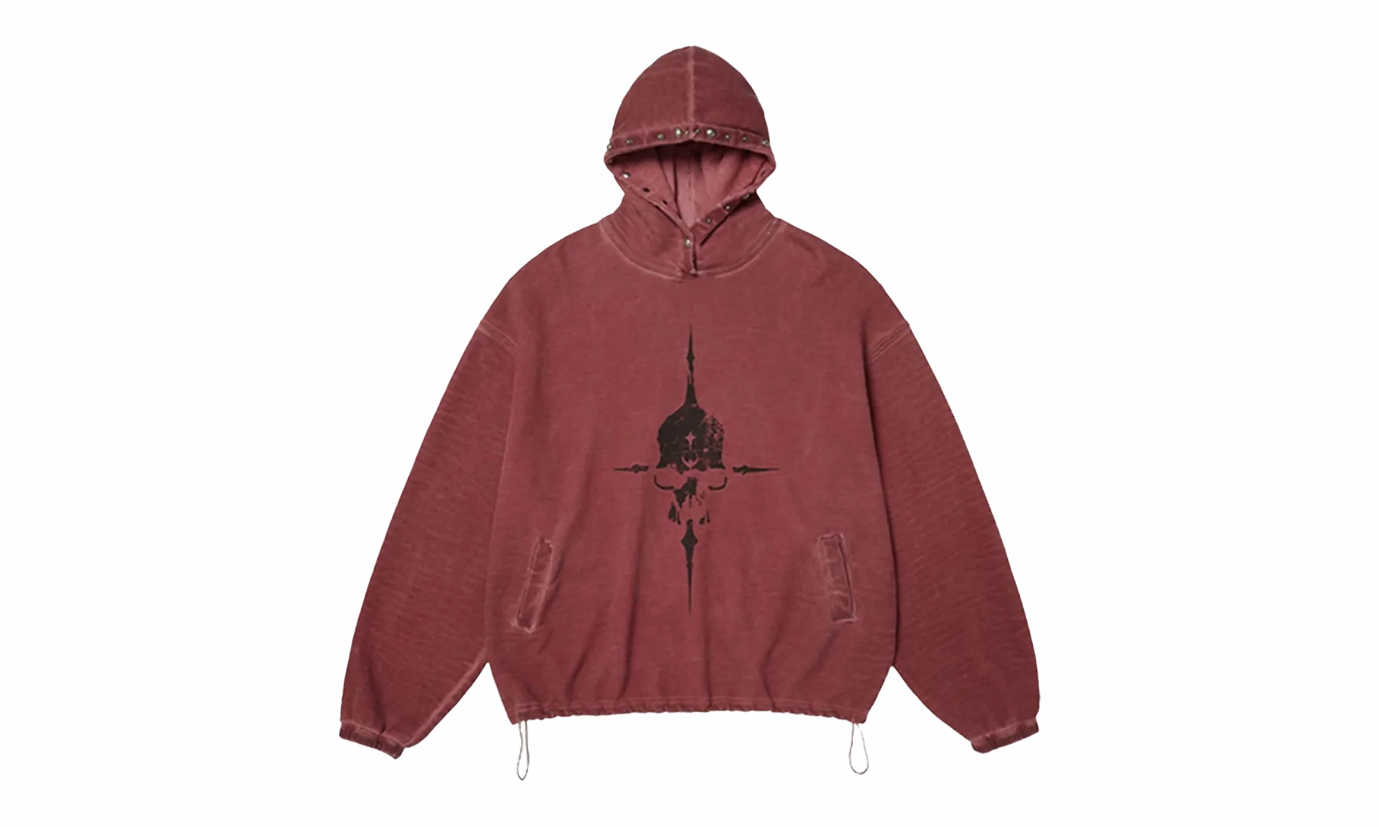 Peace Stud Hoodie "Red"