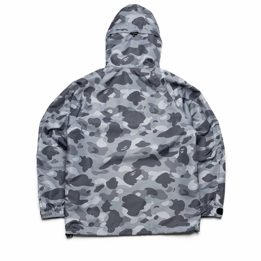 A Bathing Ape Honeycomb Camo Snowboard Jacket - Grey Odor Resistant Finish colorful