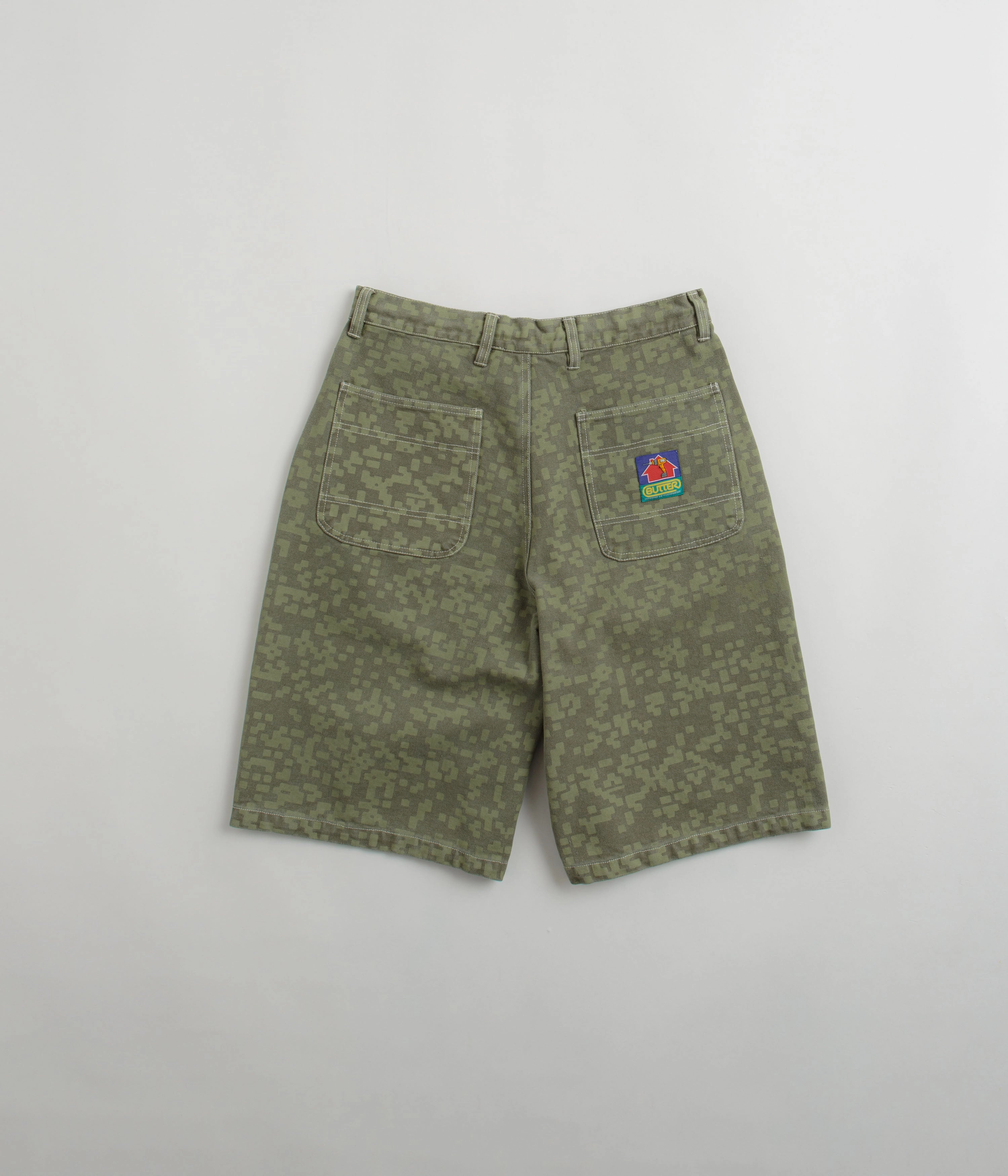 Butter Goods Work Shorts - Army skin friendly