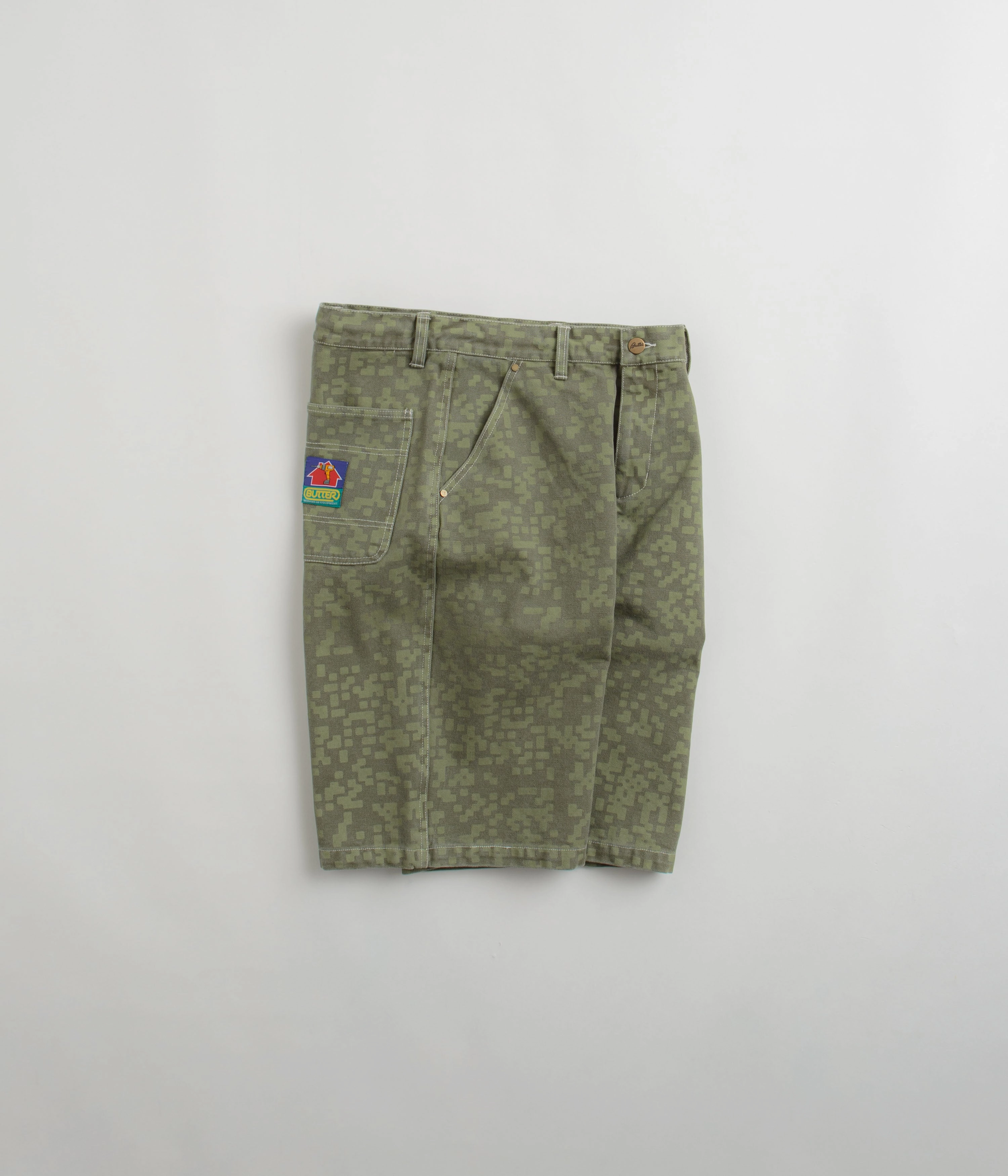 Heels Butter Goods Work Shorts - Army