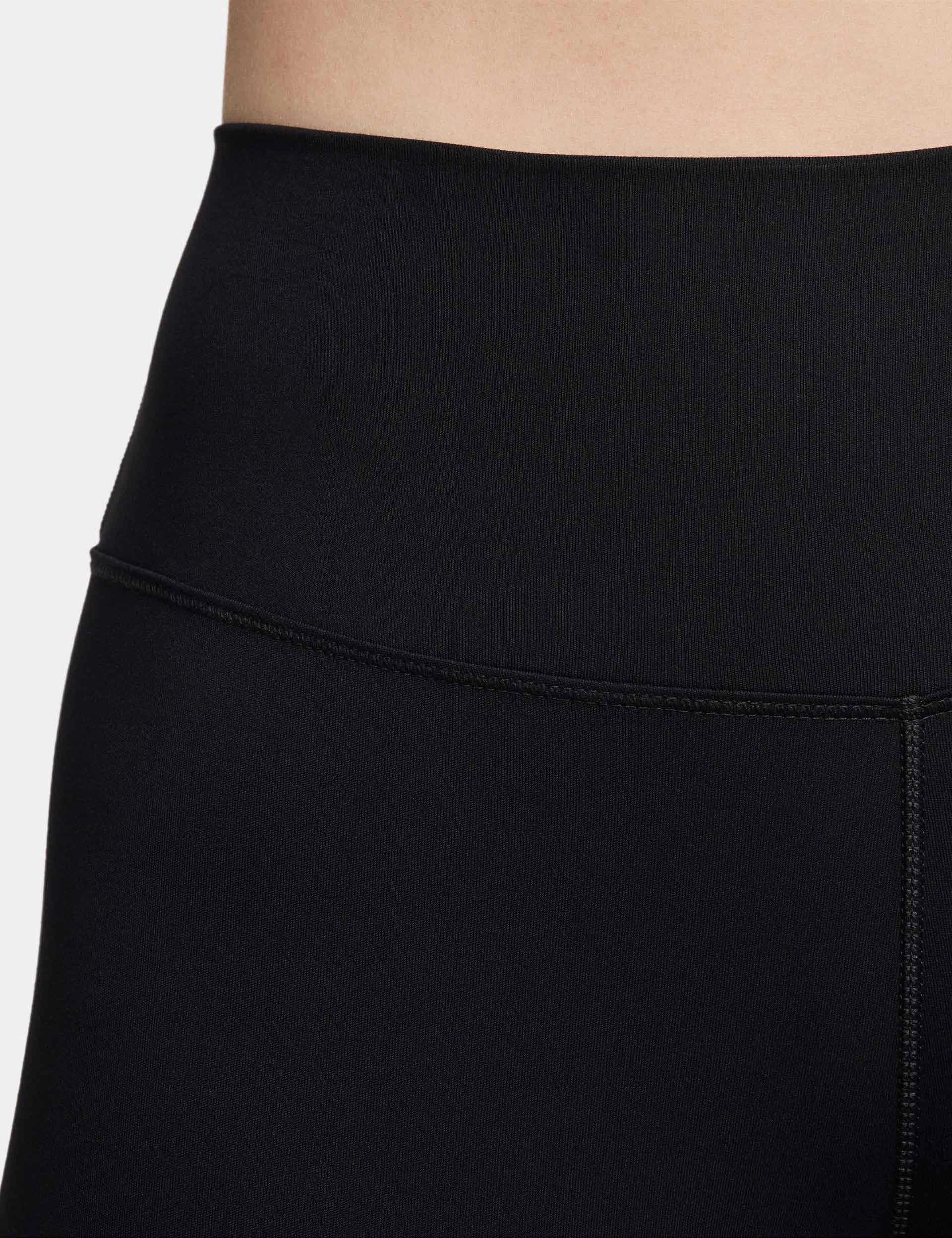 One High Waisted Leggings - Black Urban Commuter Beach Walk