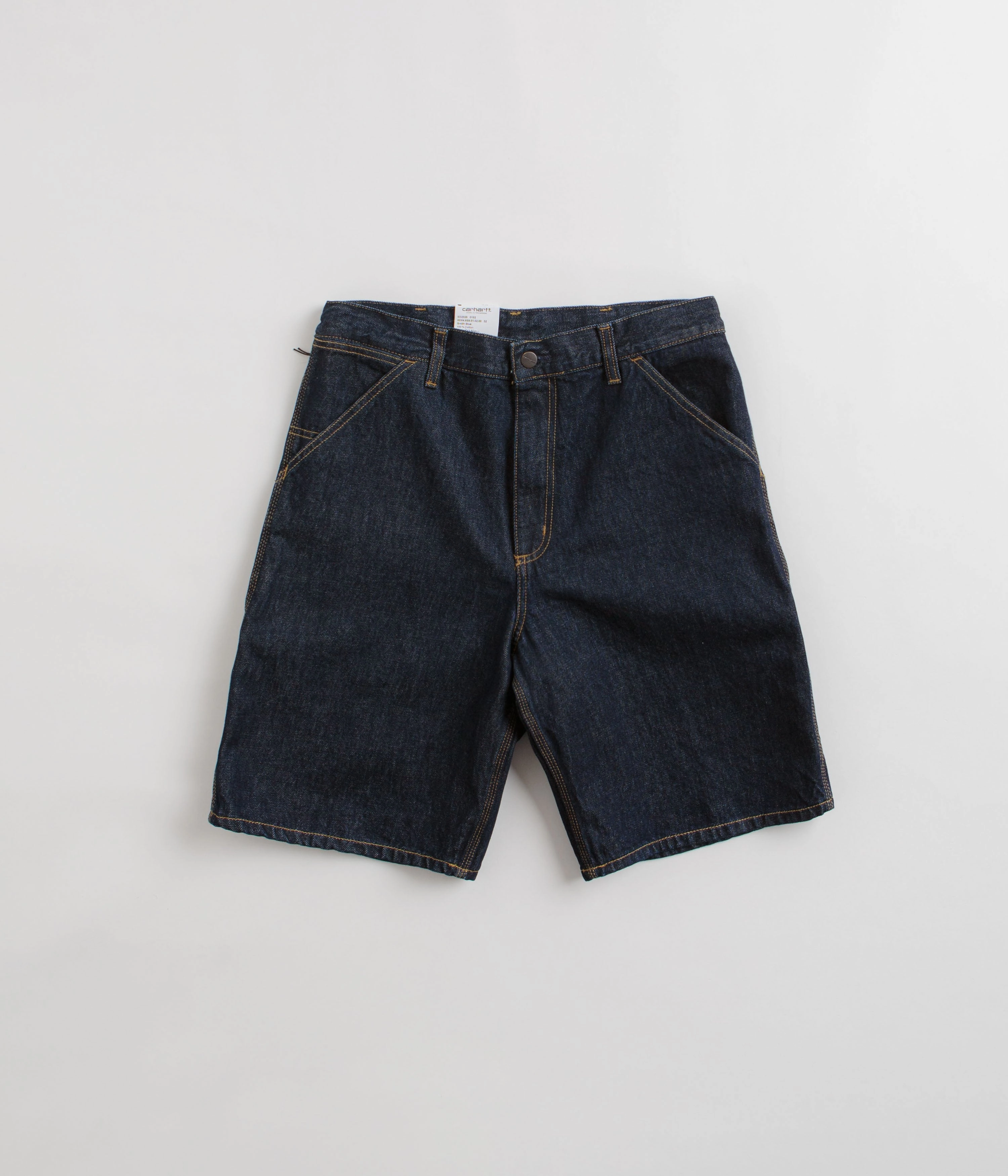 Carhartt Single Knee Shorts - Rinsed Blue Summer Ready