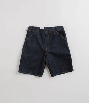 Carhartt Single Knee Shorts - Rinsed Blue Summer Ready