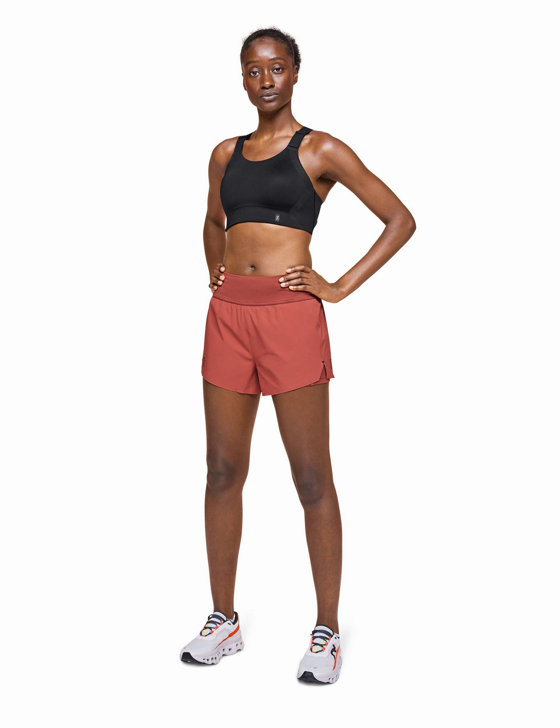 Relaxed fit seams Performance Flex Bra - Black