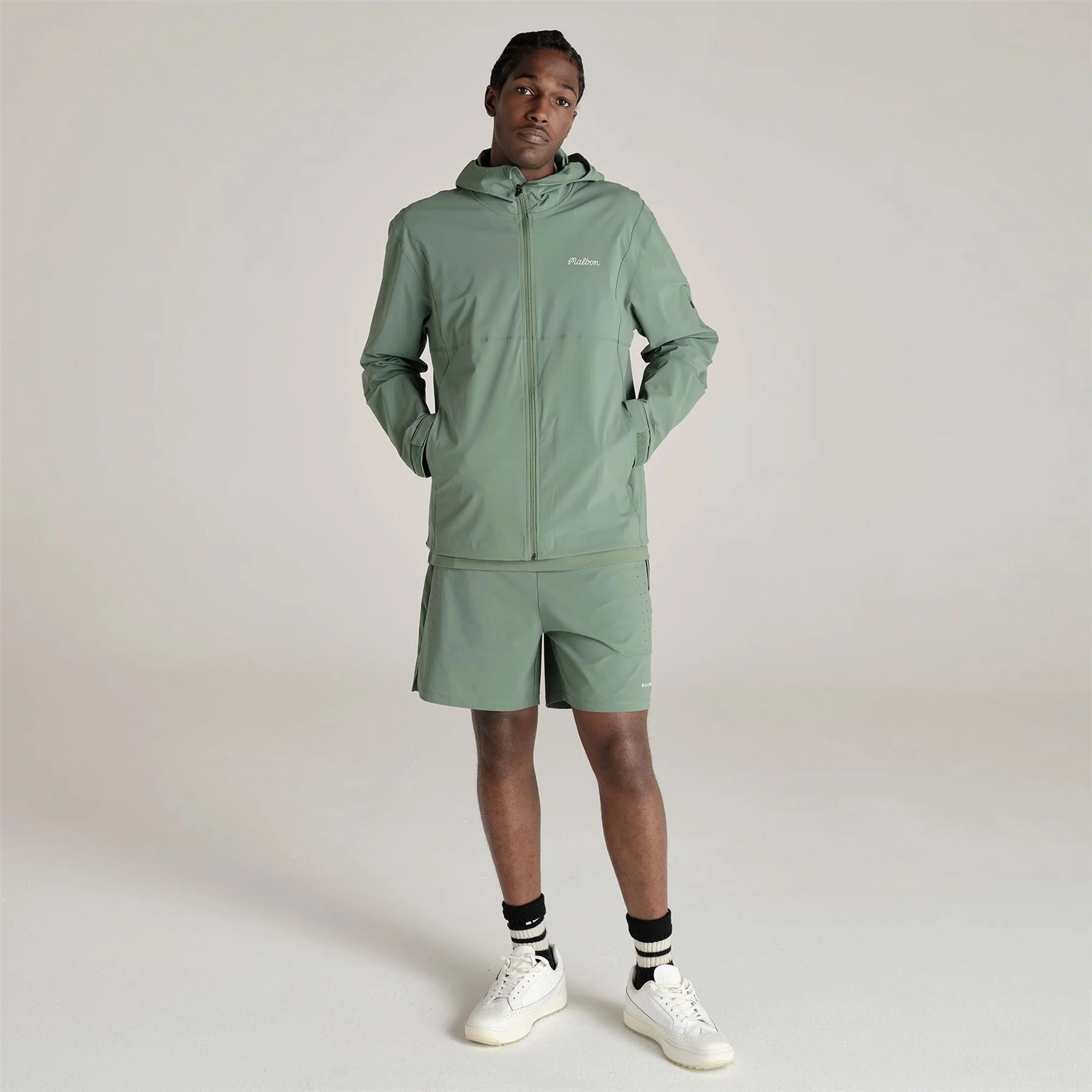 Performance Full Zip Shell Jacket Forest Hidden Compartments