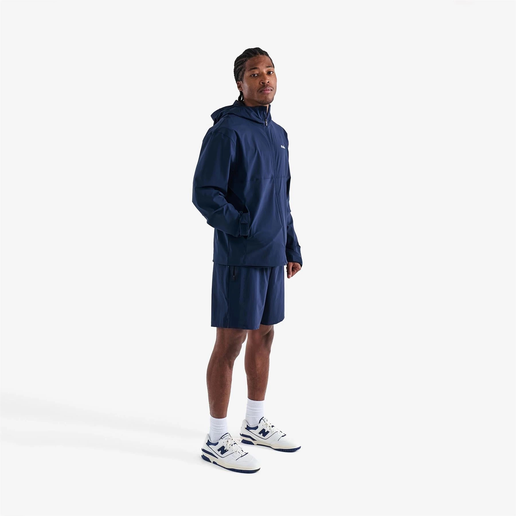Performance Full Zip Shell Jacket Navy Urban Adventure