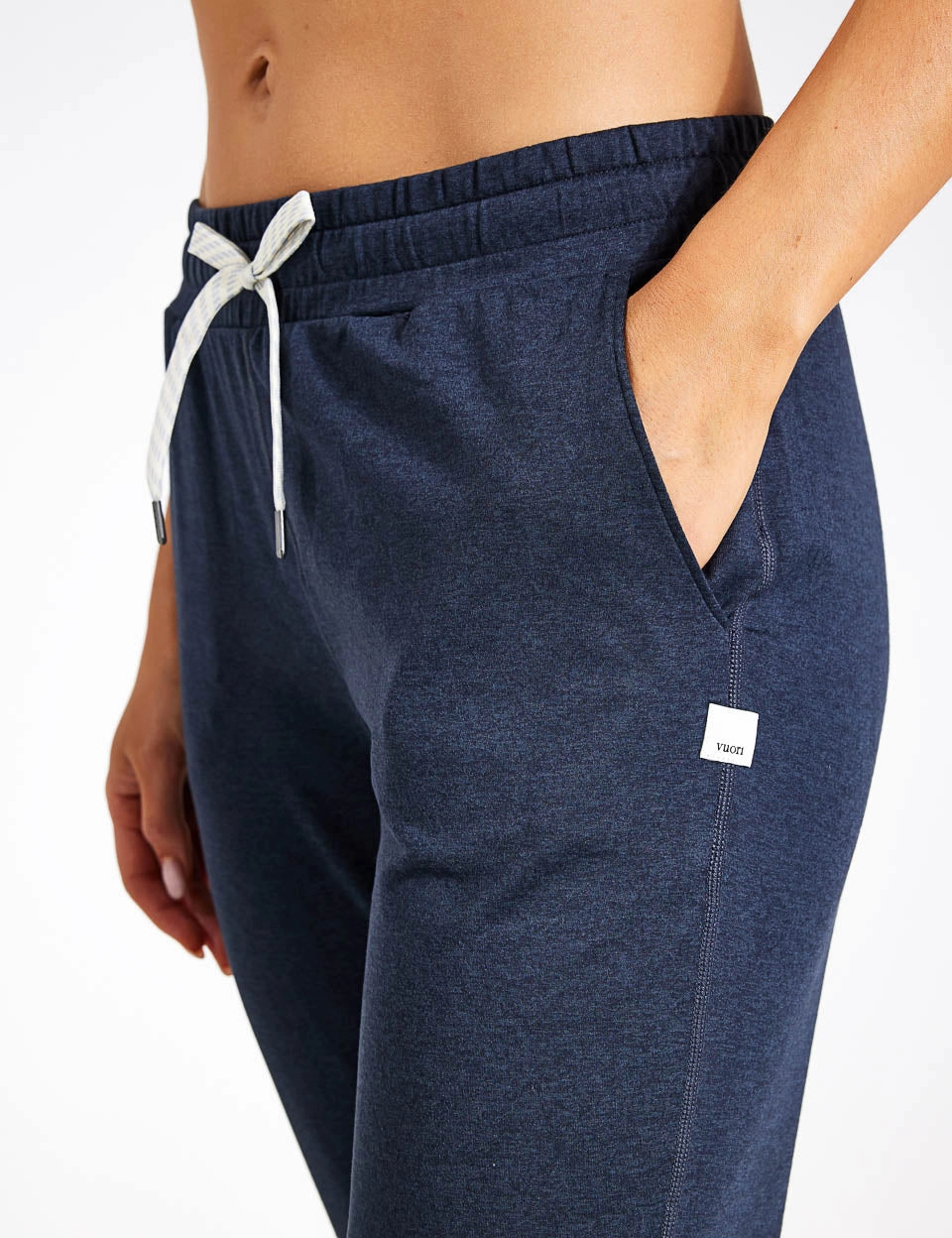Dual Layer Fabrication Adjustable Waist System Performance Jogger - Midnight Heather