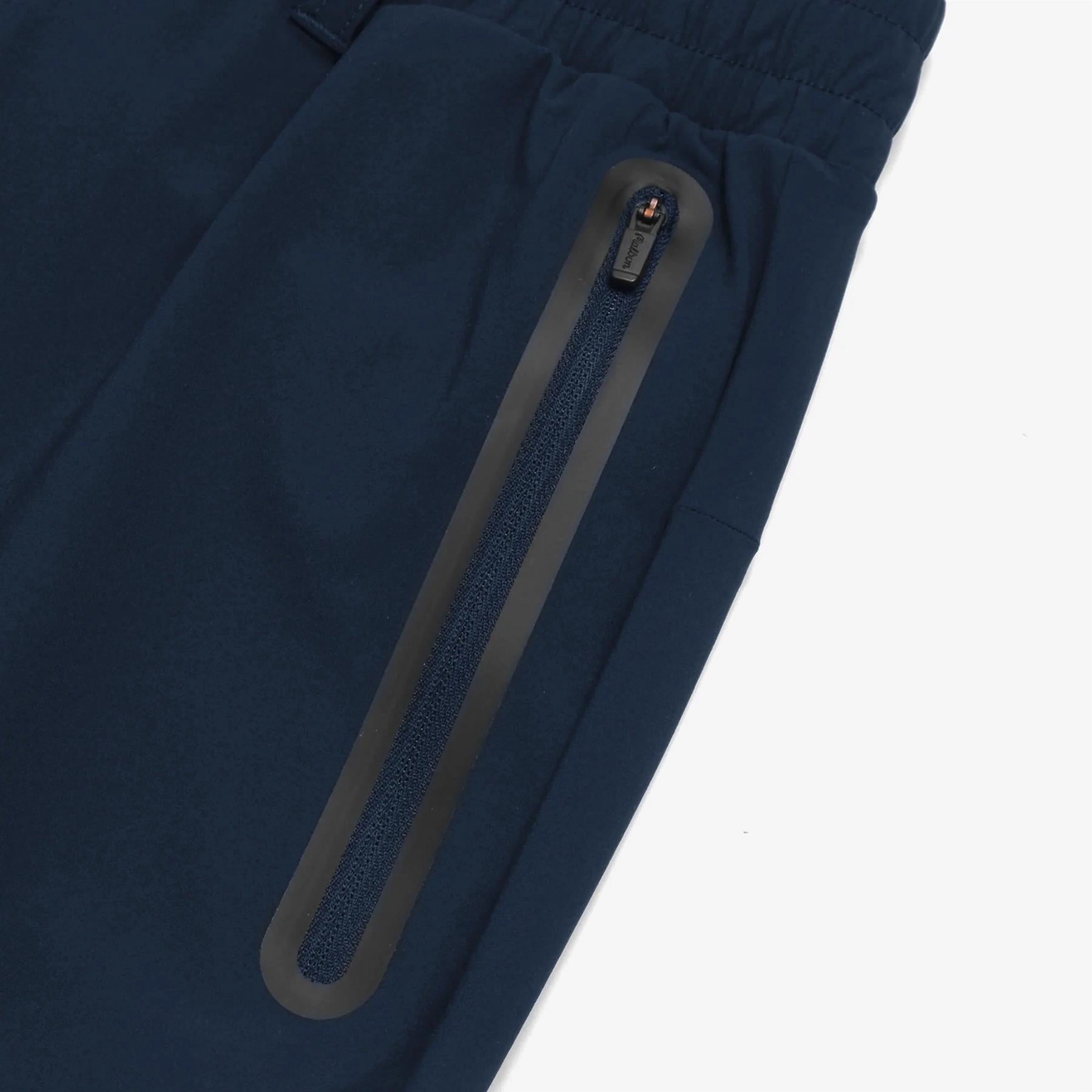 Durable Waistband Outdoor Friendly Performance Nylon Tech Trousers Navy