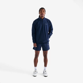 hip length Performance Quarter Zip Shell Pullover Navy