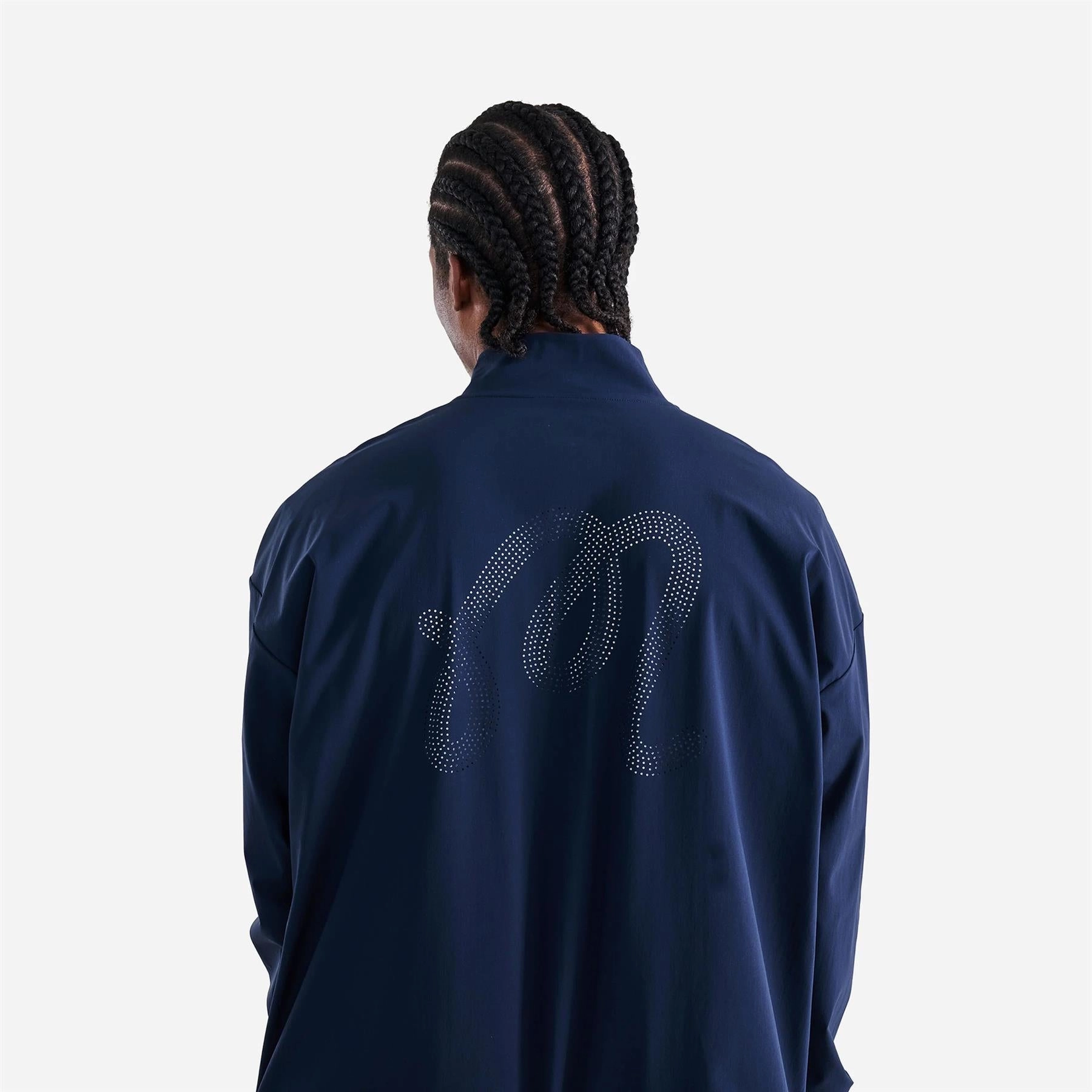 Position Build Performance Quarter Zip Shell Pullover Navy