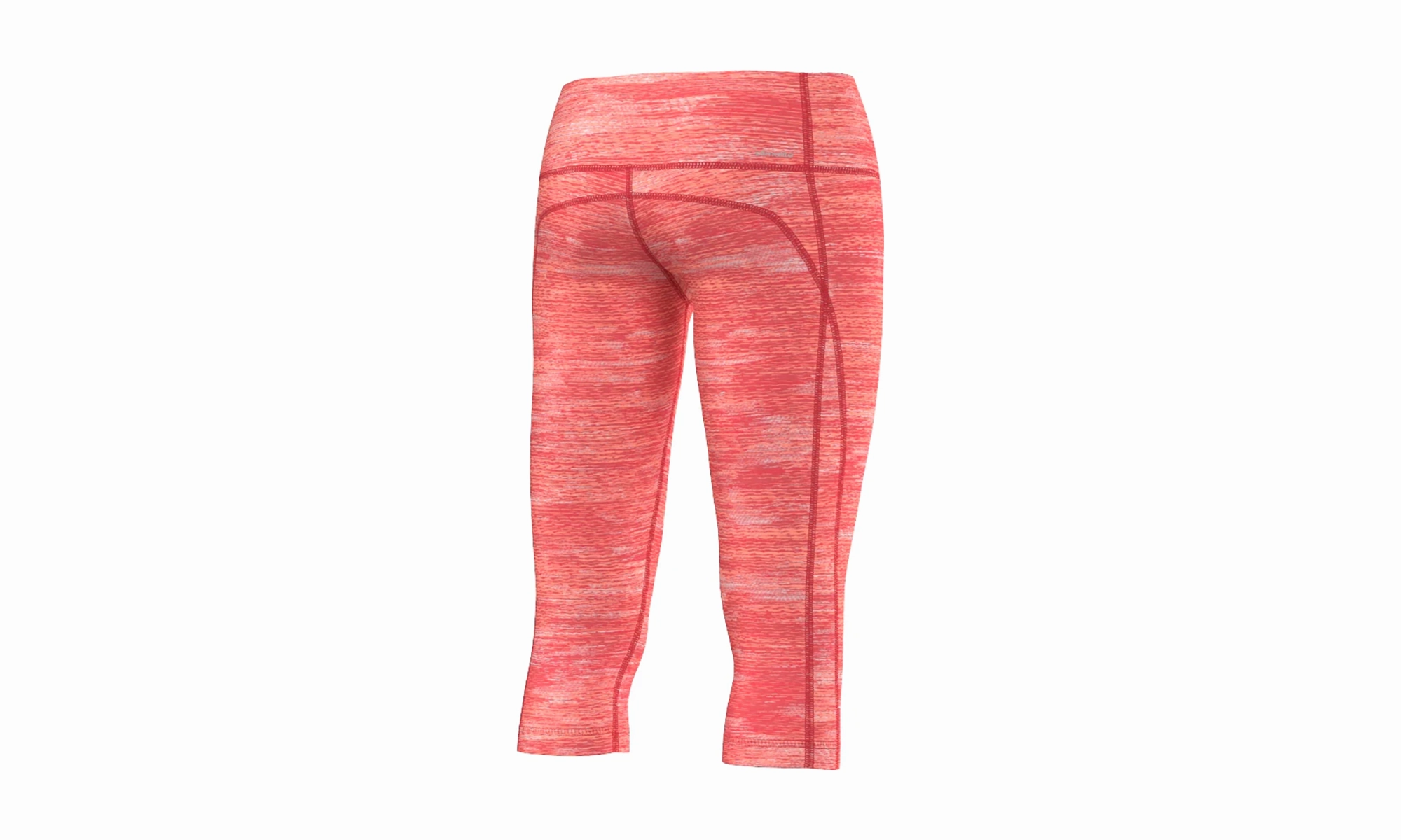 casual fun FlexibleCollar Performer Capri "Red / Heather"