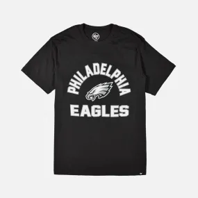 PHILADELPHIA EAGLES ARCH SUPER VIRAL TEE - BLACK / WHITE Vacation Mood yoga mode