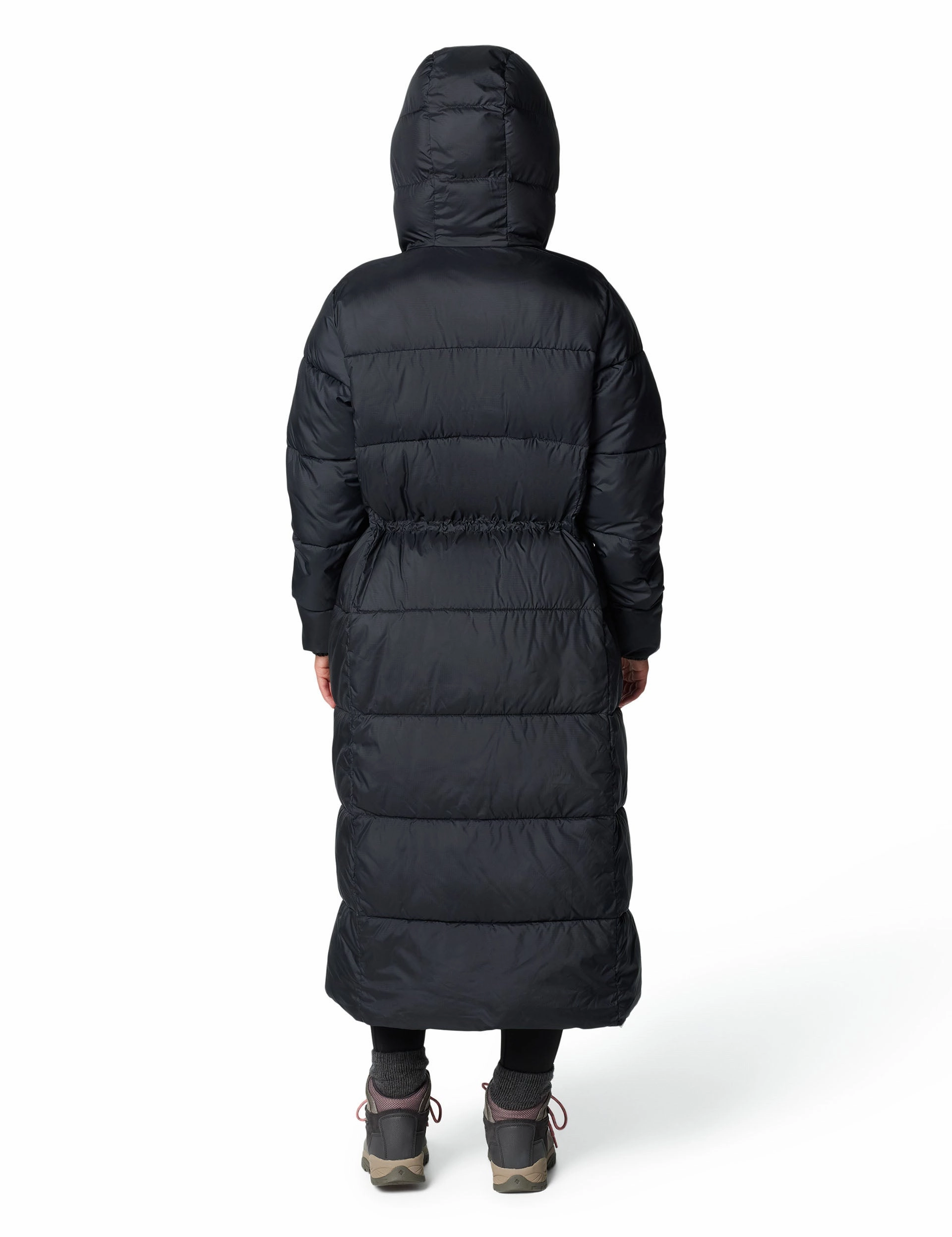 Pike Lake III Long Puffer Jacket - Black Versatile Layering Eco Friendly Dye Process