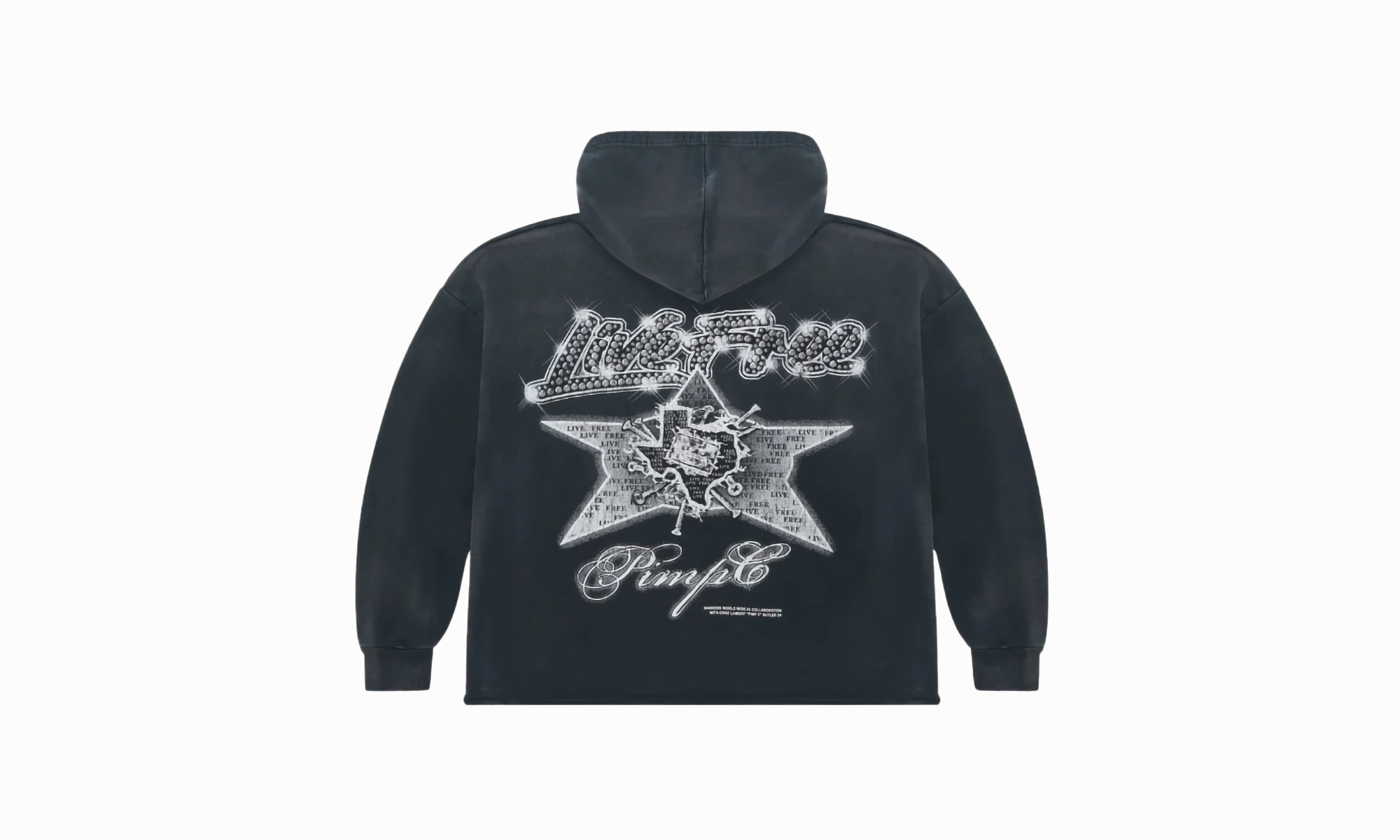 Pimp C Hoodie "Vintage Black"