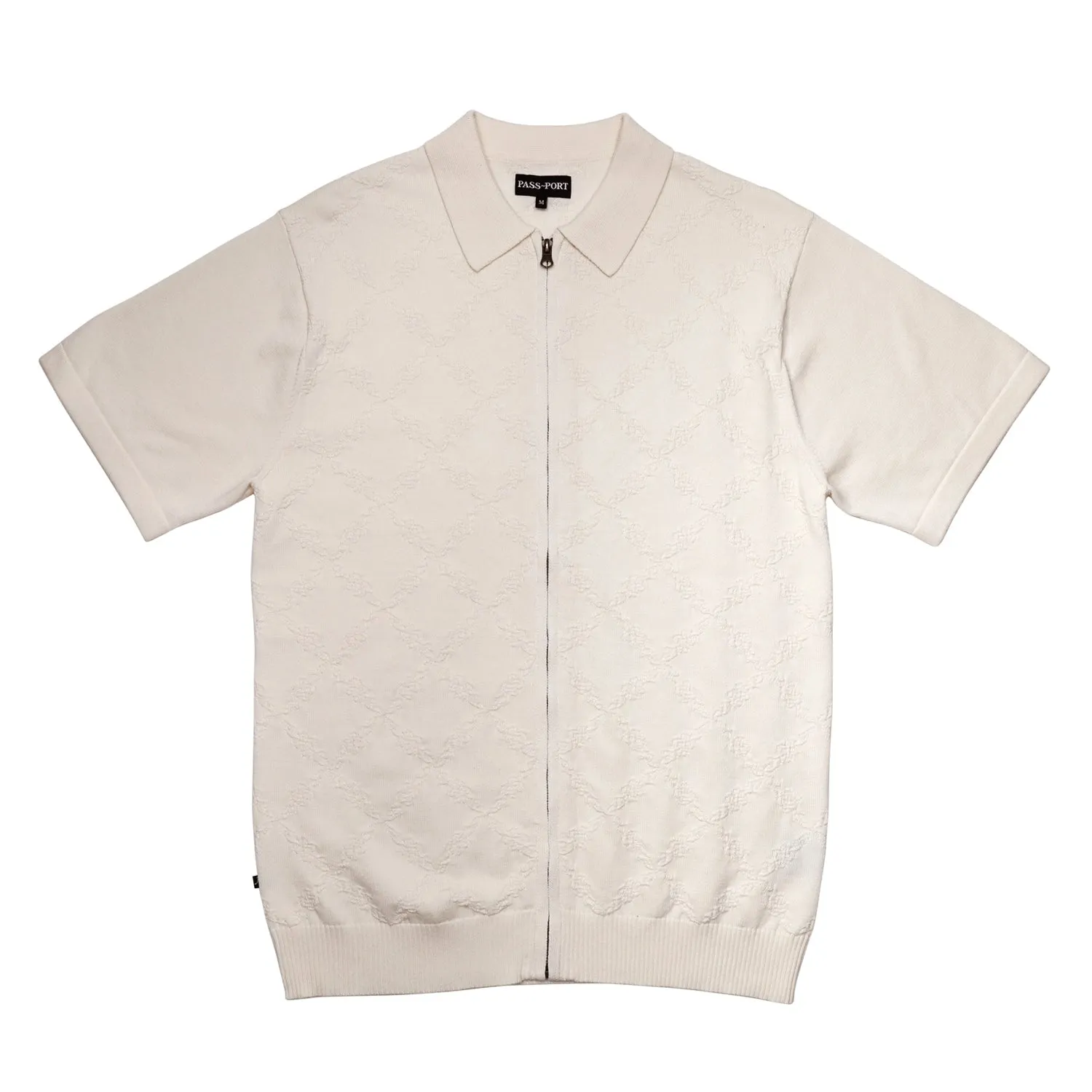 Perfect Fit PASS~PORT Brasco ZIp S/S Knit - Cream
