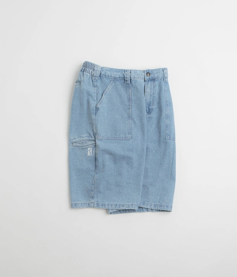 Day Out Poetic Collective Painter Shorts - Light Denim