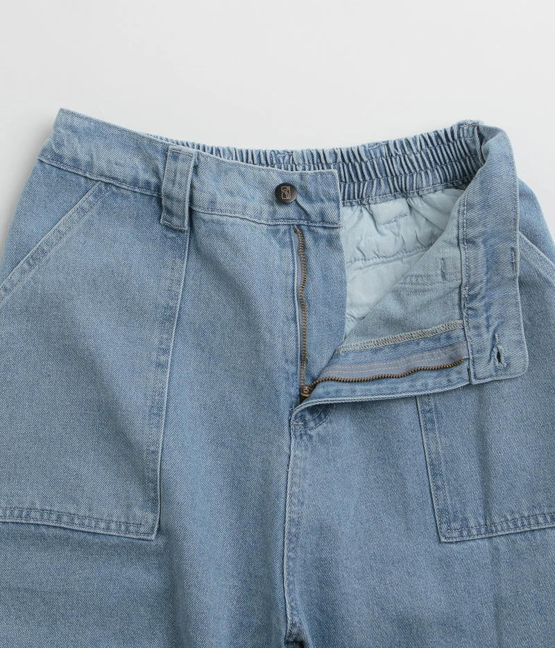 Poetic Collective Painter Shorts - Light Denim Outdoor Style Odor Control Technology