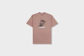 Pleasures 9th Street T-Shirt (Rose) Snug fit Fable Core