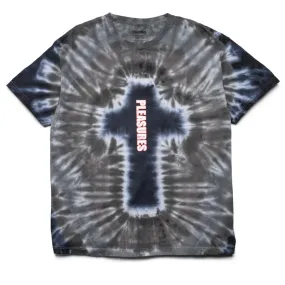 party scene Pleasures Dyed Tee - Black Dye