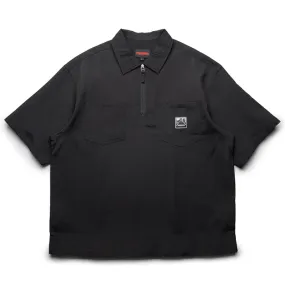 Travel-friendly Practical Choice Pleasures Electron Zip Polo - Black