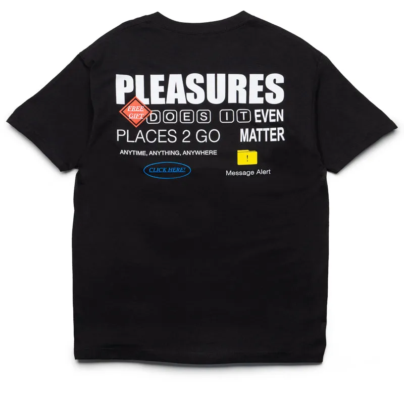 Pleasures Grass Fed Tee - Black Practical