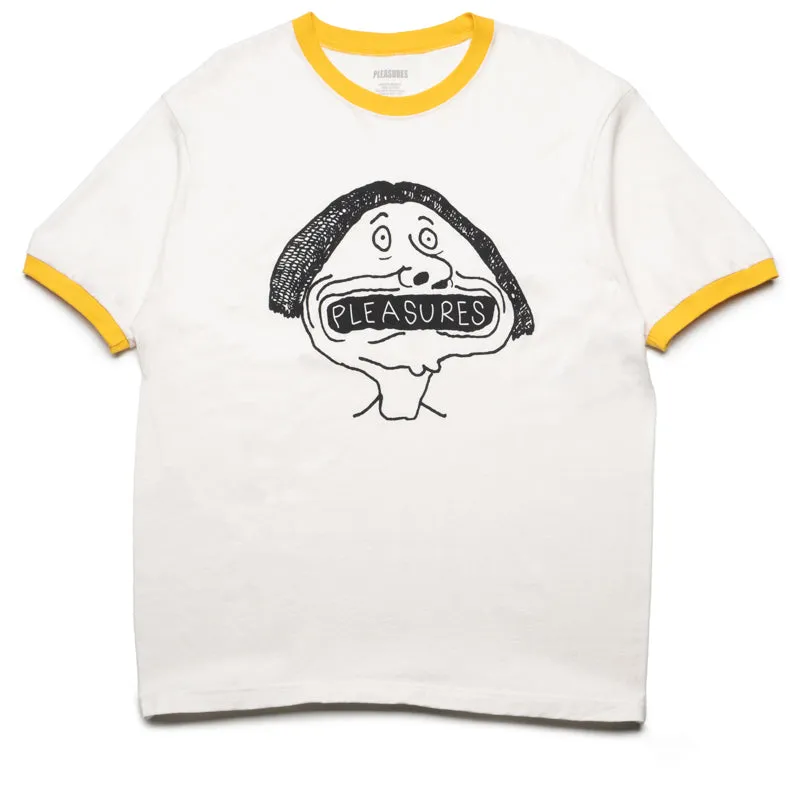 Printed Pleasures Mouthful Ringer Tee - Natural
