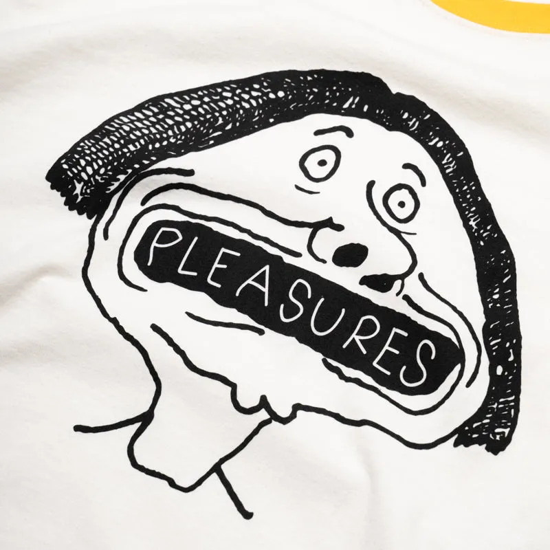Pleasures Mouthful Ringer Tee - Natural Versatility Formal Occasion