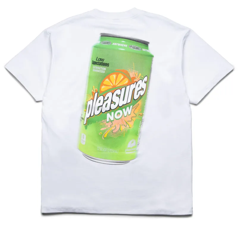 tee shirt Pleasures Quench Tee - White