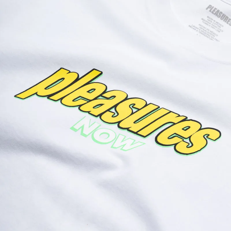 hidden closure Pleasures Quench Tee - White