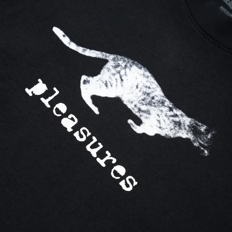 Pleasures Sprint Tee - Black simple details Lace trim