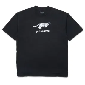 Pleasures Sprint Tee - Black Moisture Wicking Fabric