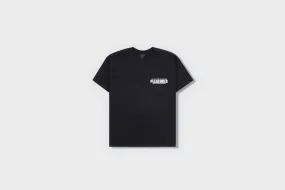 Chic Edge StretchableMaterial Pleasures Staff Pocket T-Shirt (Black)