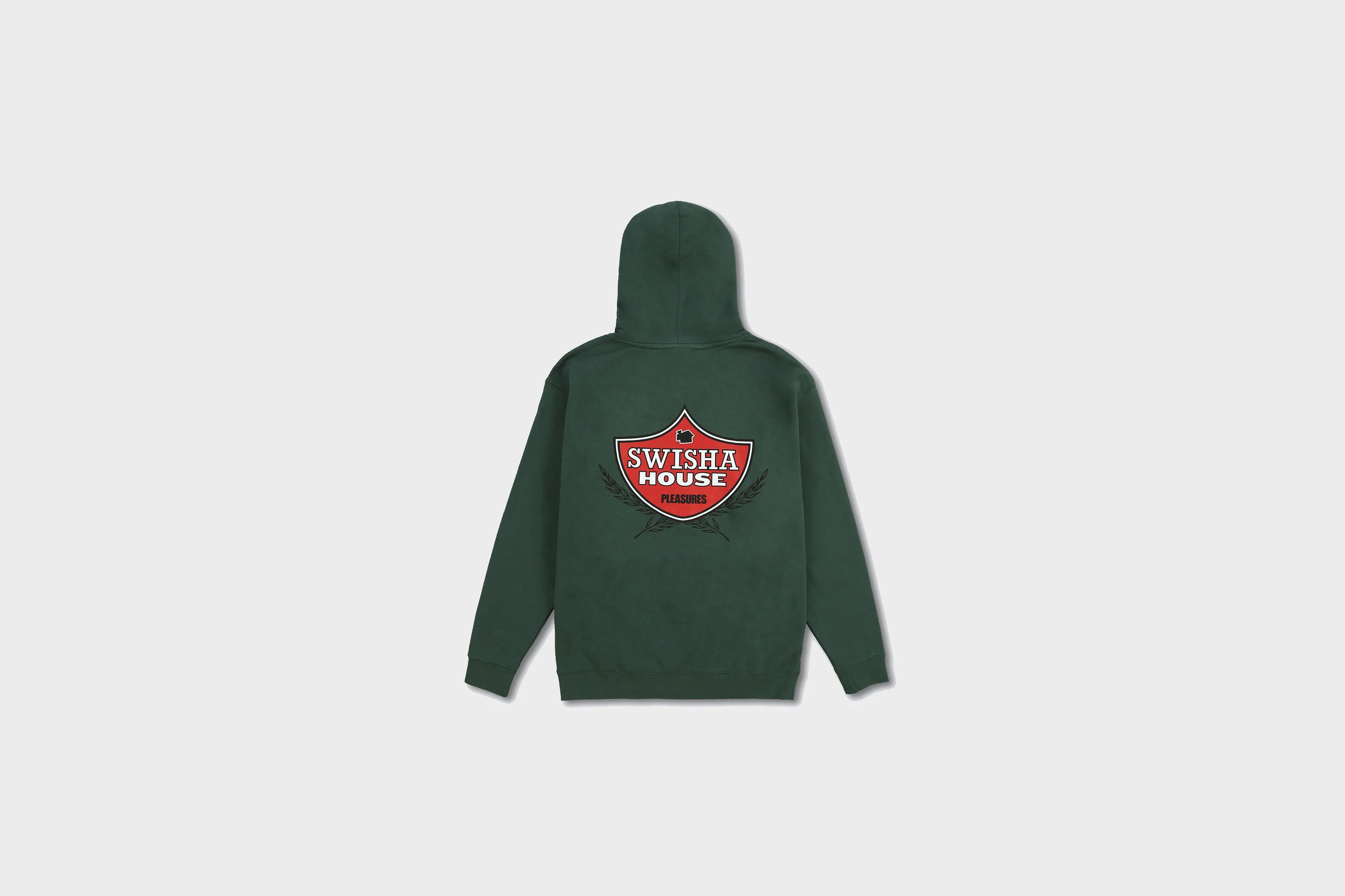 Pleasures Swisha Hoodie (Alpine Green) Lightweight insulation