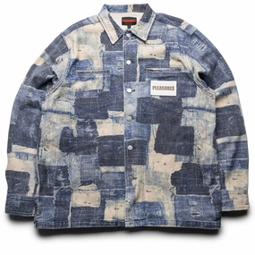 Pleasures Boro Work Jacket - Indigo Shampoo