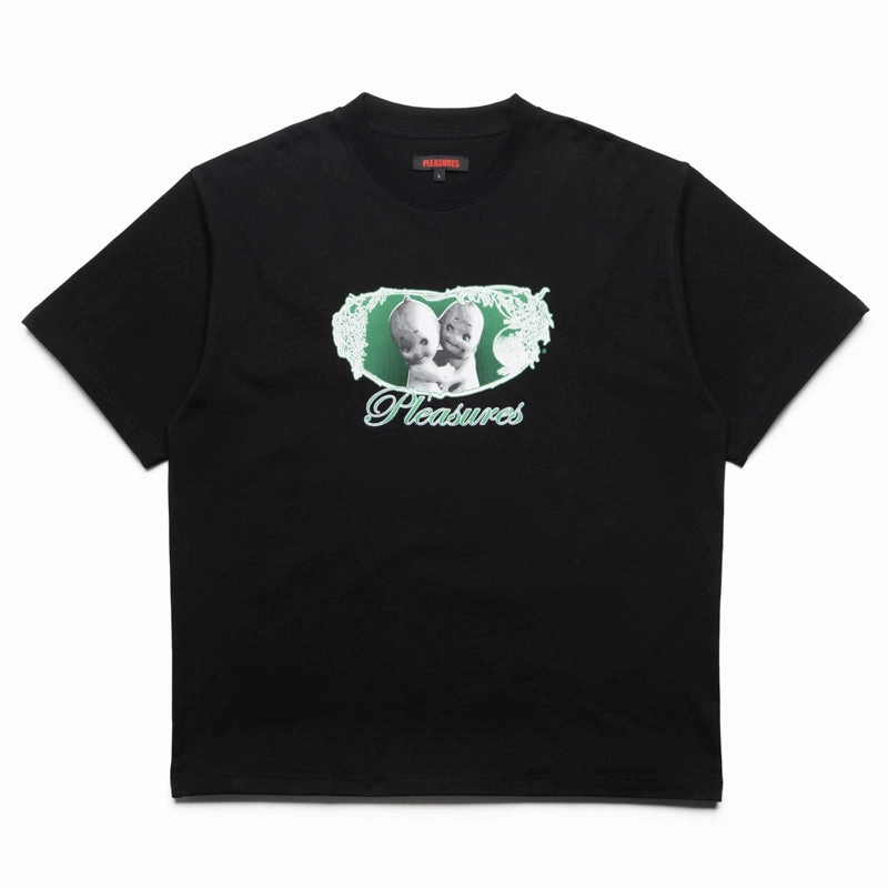suitable for all genders Pleasures Cutie Heavyweight Tee - Black