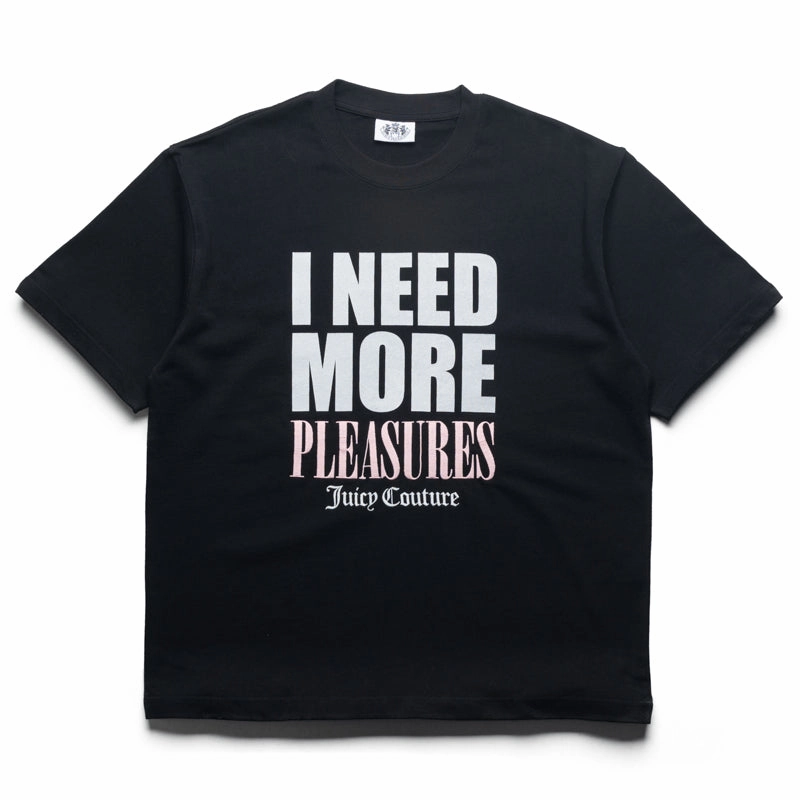 Frayed hem Pleasures Juicy Pleasures Heavyweight Tee - Black