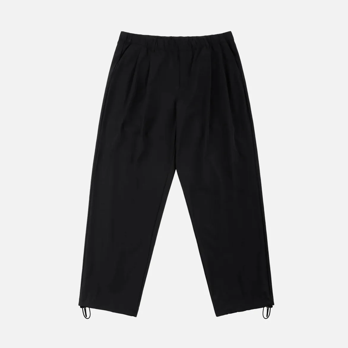 PLEATED NYLON PANTS - BLACK Carnival Look Organza Fit
